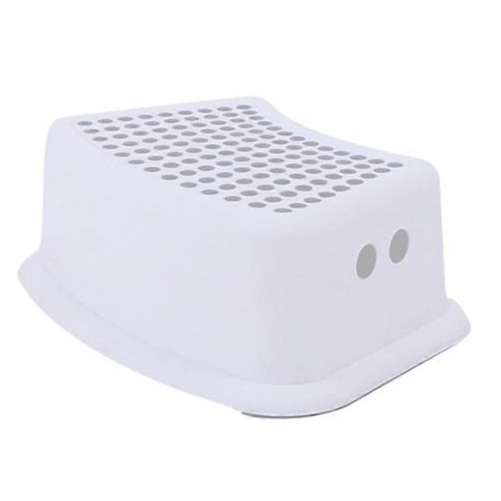 Plastic Non-Slip Chair Children's Stackable Step Stool Assistant Assistant Kitchen Bathroom (Grey)