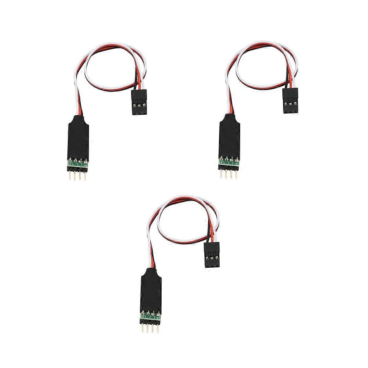 3個3CH 3チャンネルLEDランプライトコントロールスイッチパネル1/10 1/8 RCモデルカーアキシャルSCX10 Trx4