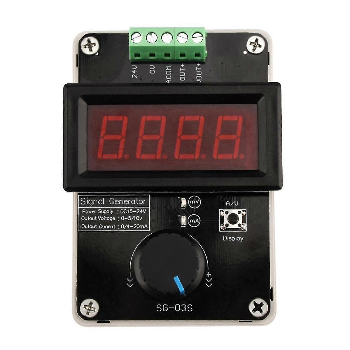 Digitaler 4-20mA 0-10V Spannungssignalgenerator 0-20mA Einstellbarer Stromtransmitter Elektronisches Messgerät