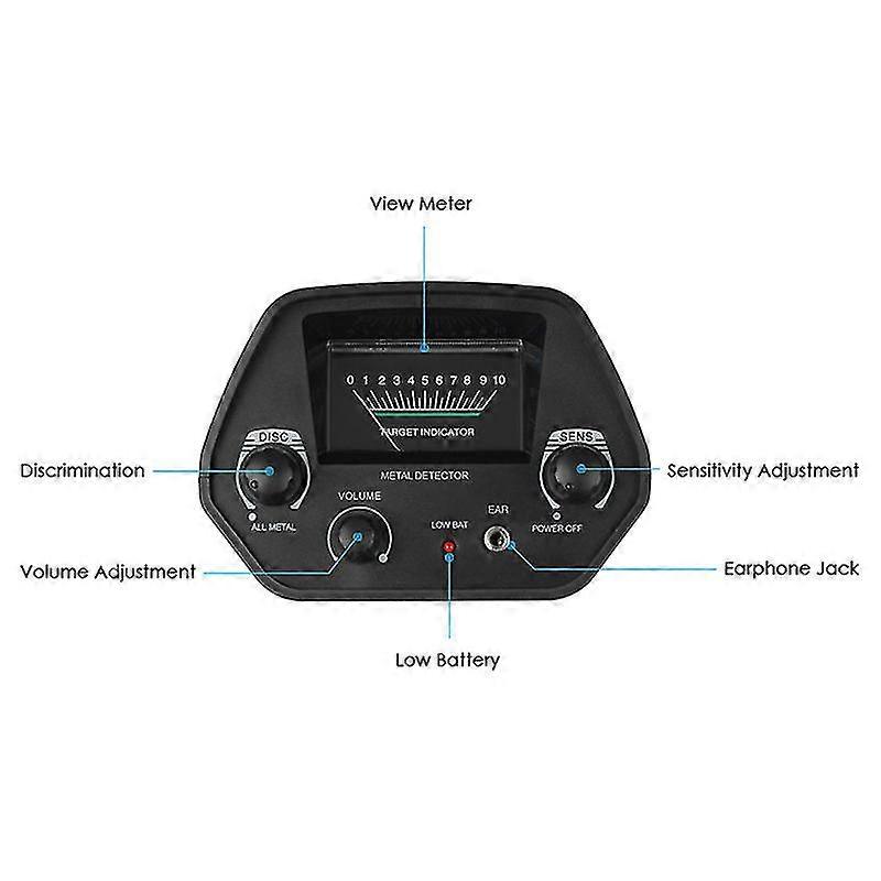 Md4030 Underground Metal Detector Detecting Gold, Silver And Copper Detector