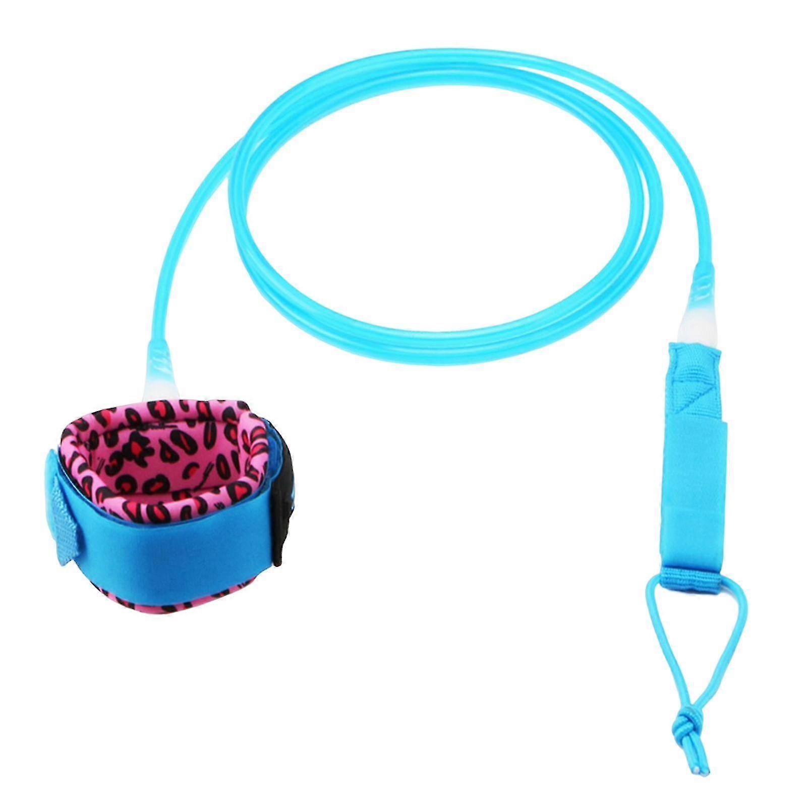Surfboard Foot Rope Lightweight Simple With Handle For Shortboard Outdoor Blue 10ft