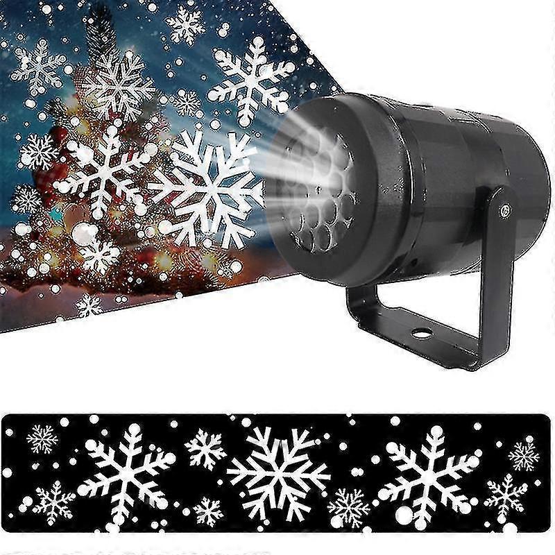 Led Laser Snowflake Projector Light Garden Party Light-euplug-