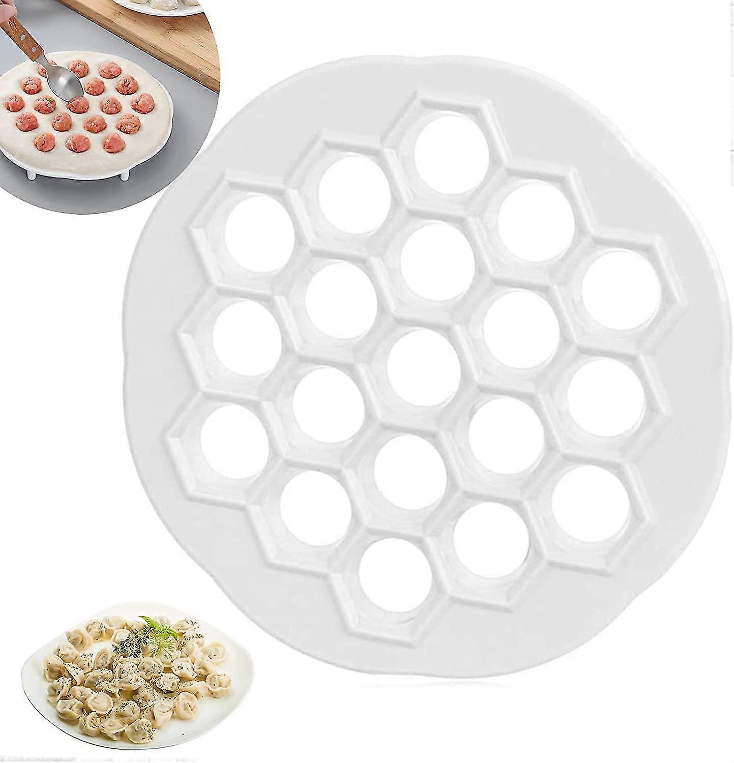 Dumplings Form Set Dumplings Tools Dumplings Maker Dumpling Tools 19 Holes Dumpling Mold With Scraper Panel For Kitchen Diy Party Family Feasts And Pi