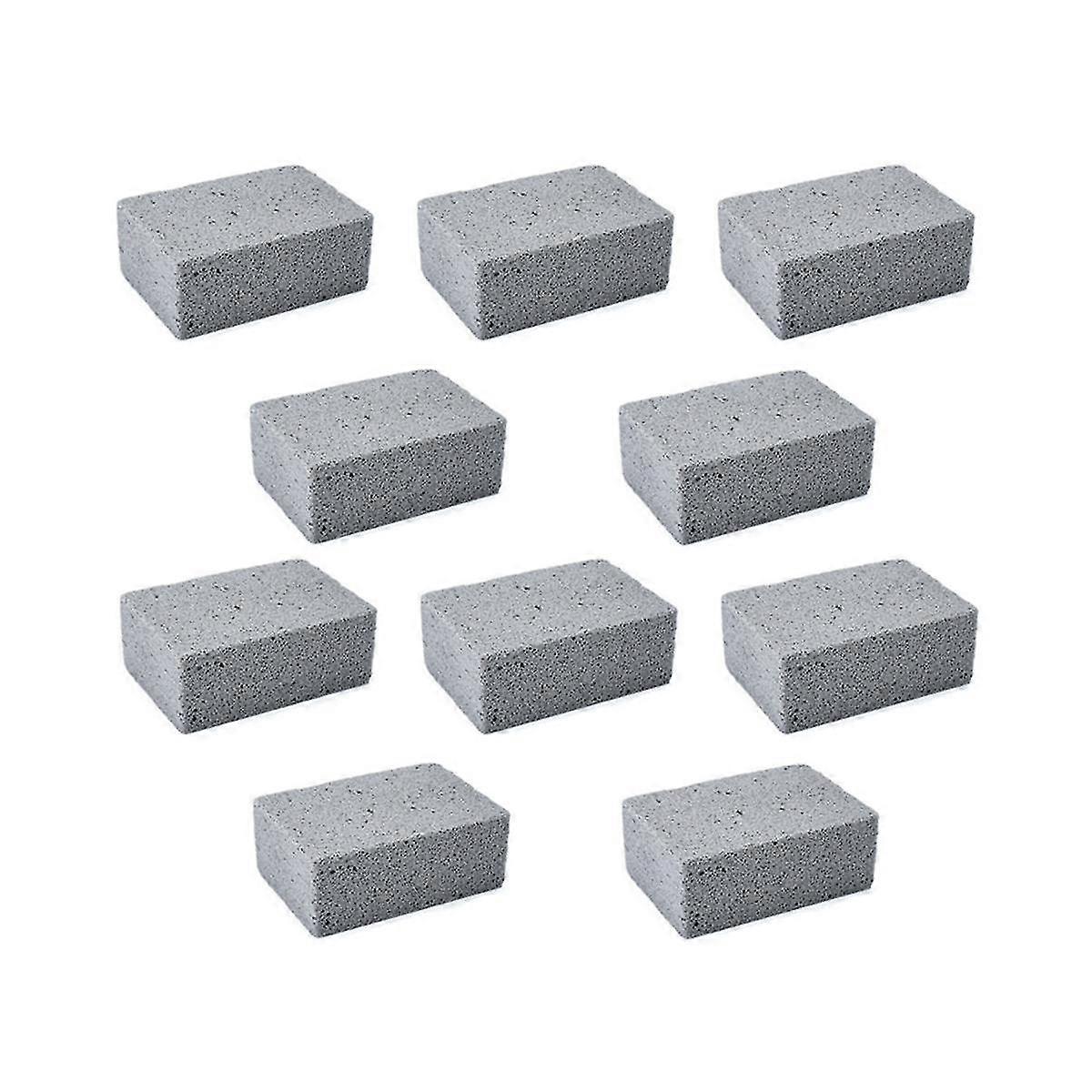 10-pack Grill Cleaning Bricks, Kitchen Stove Brush Degreasing Rust Kitchen Picnic Cleaning Tools