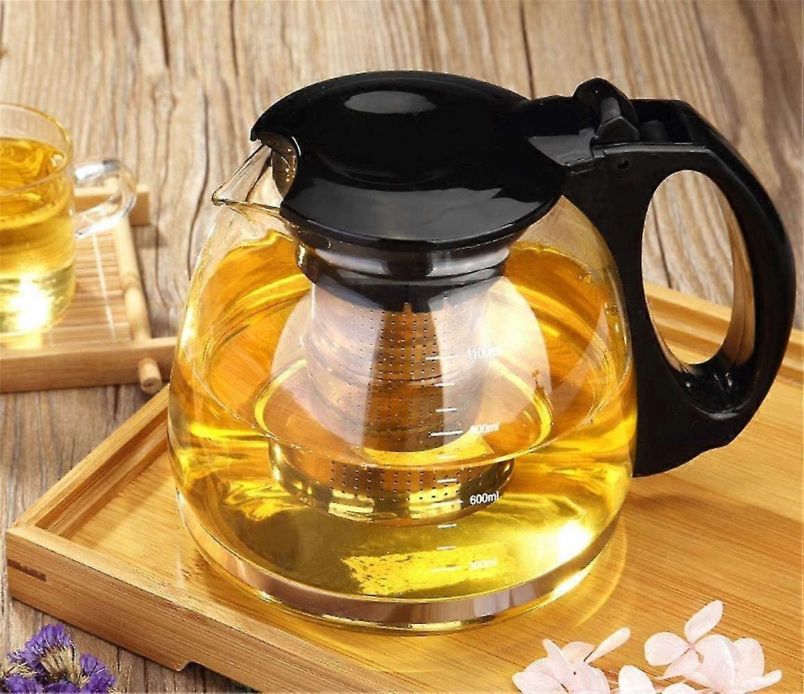 Glass Teapot, Integrated Infuser And Removable Filter 1100 Ml