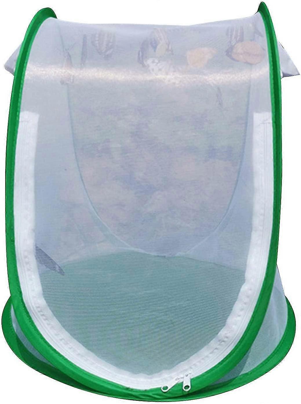 Mini Plant Greenhouse Durable Folding Cover Protector Netgreen1pcs