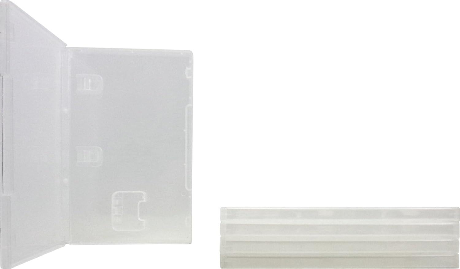 10mm Clear Game Cases - Compatible With Nintendo Switch - Cartridge Capacity - (5 Cases)