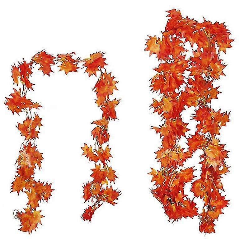 5pcs Ng Autumn Maple Leaf Home Interior Decoration String Lights