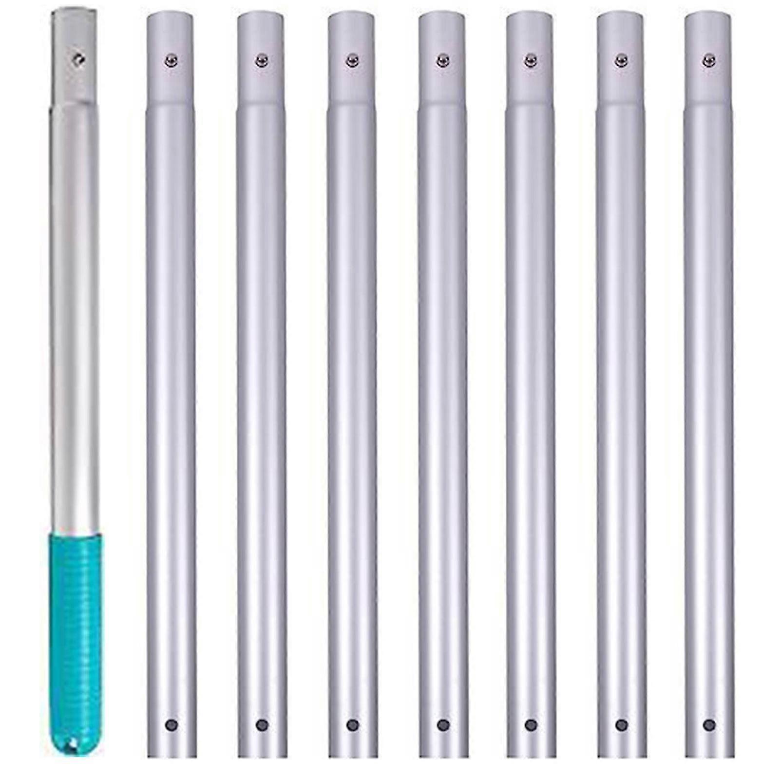 Swimming Pool Cleaning Poles Easy Installation Extension Poles For Skimmer Net Rake Brush