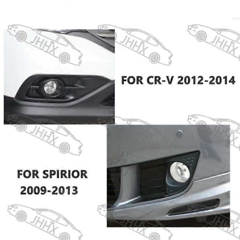 Compatible Crv 2012 2013 2014 Fog Lights Front Anti-Fog Lights Front Bumper Lights