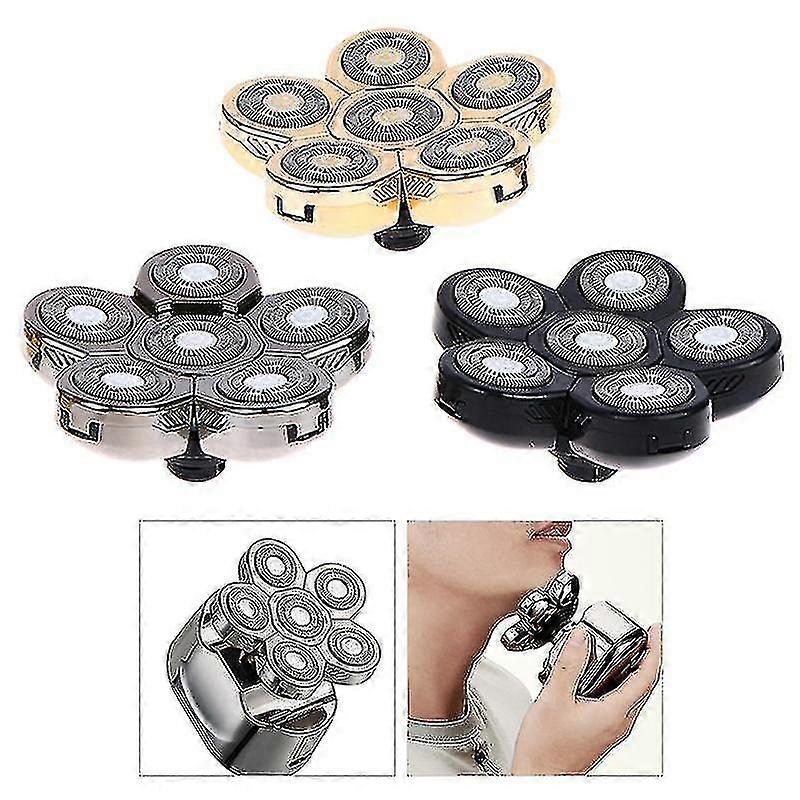 Men Electric Shaver Replacement Heads 6 Floating Replacement Blades Head Shaver