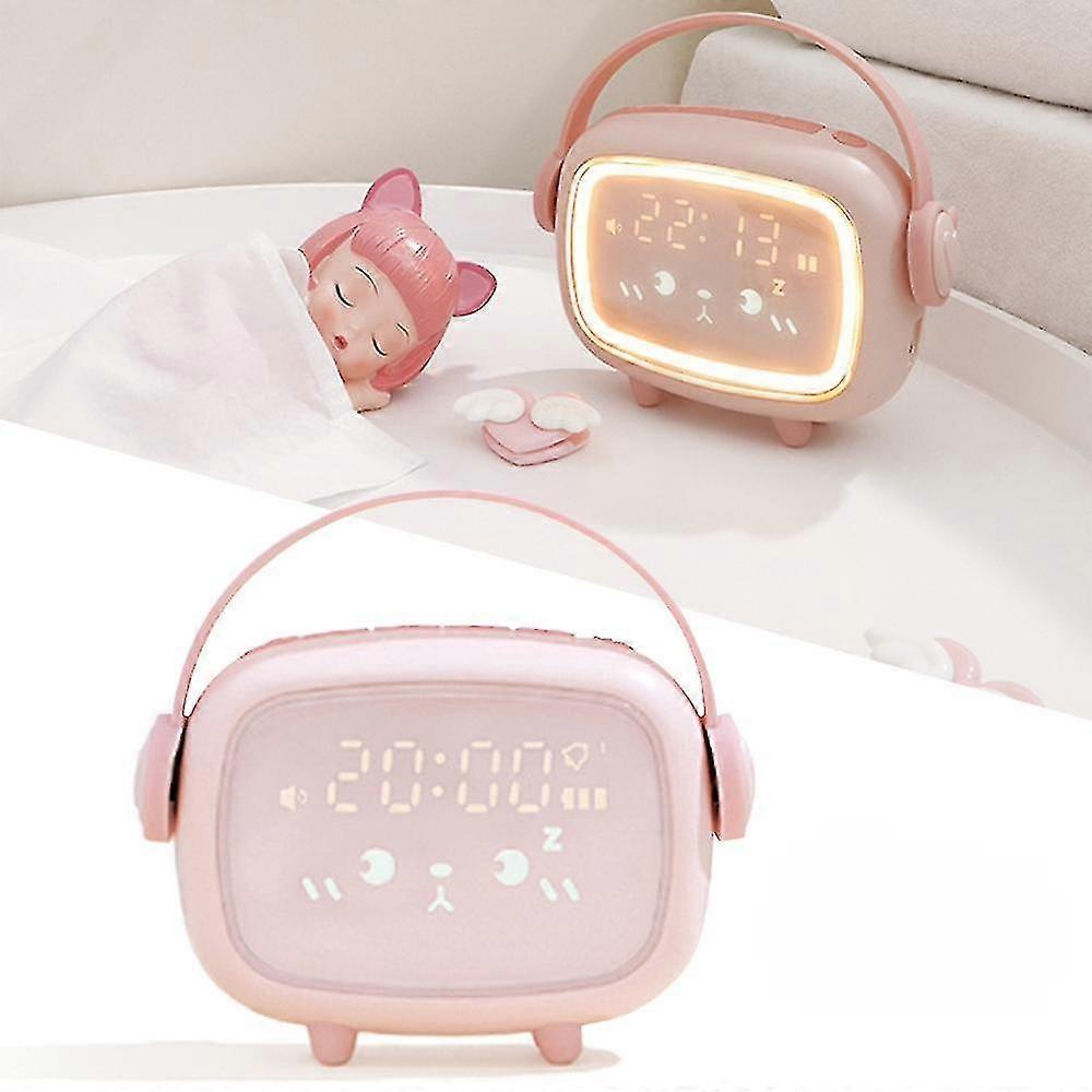 Cute Night Light Alarm Clock Timing Countdown Alarm Clock Led Smart Kids Alarm Clock Night Light