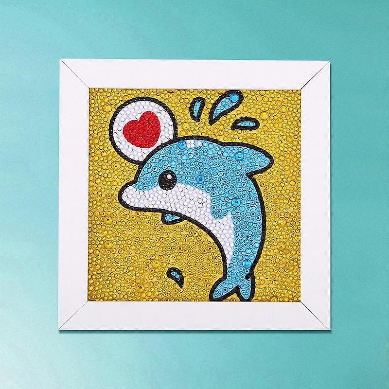 Small and Easy DIY 5d Diamond Painting Kits with Frame for Beginner Mr. Alpaca