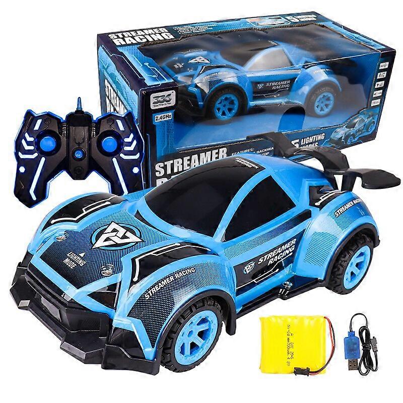 2.4G RC Car High Speed Remote Control Stunt Vehicle With Cool LED Light Music Drift