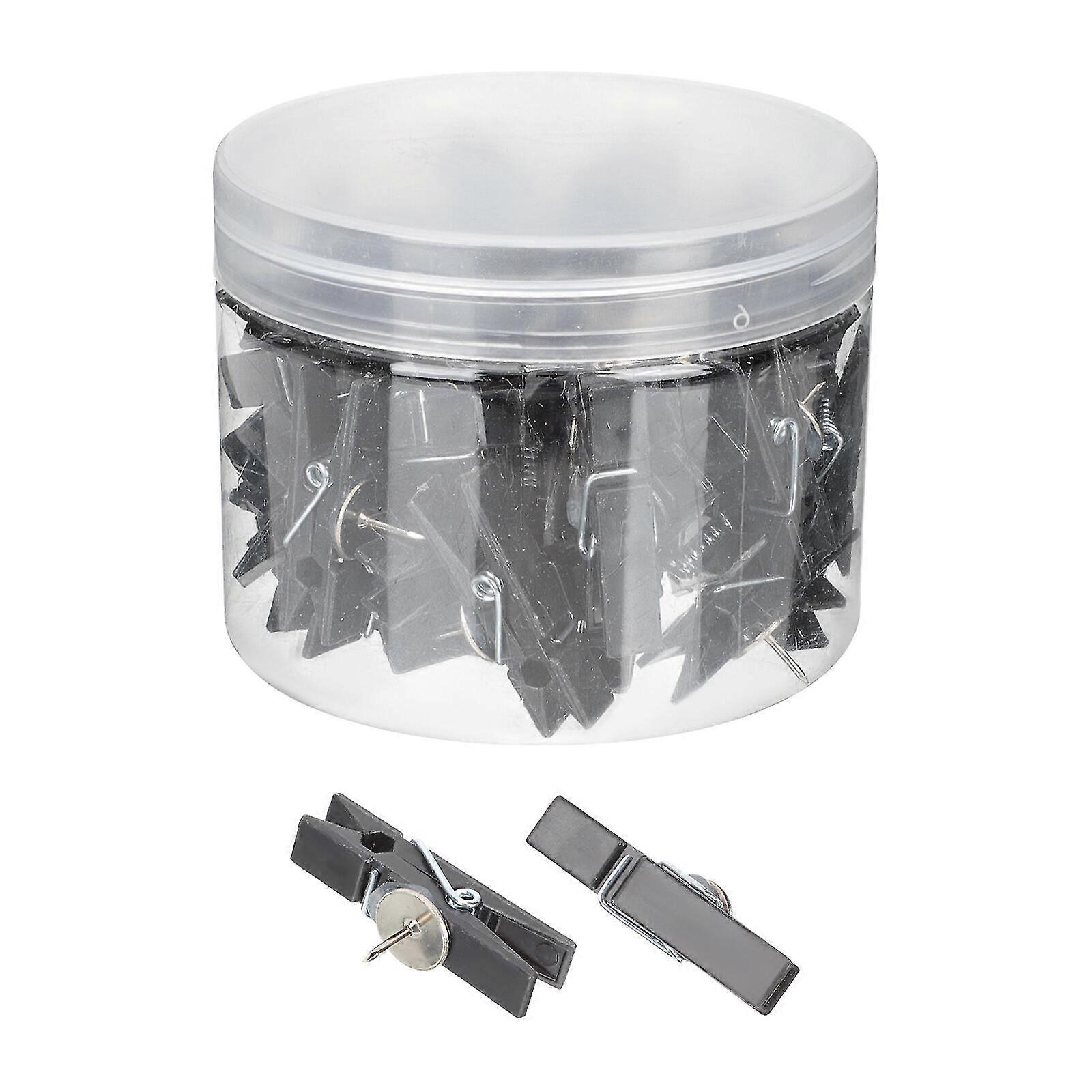 50pcs Household Photo Clips Multi-function Picture Clips Convenient Pushpin Clips