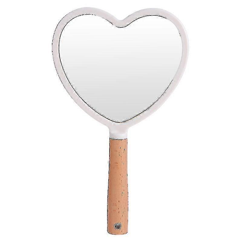 Miroir en forme de cœur Maquillage Miroir Miroir Portable Cosmétique Barbier Miroir