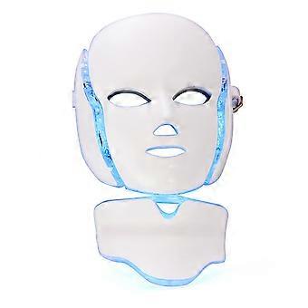 LED Photon Face and Neck Rejuvenation Mask - 7 Colors Wrinkle Relief