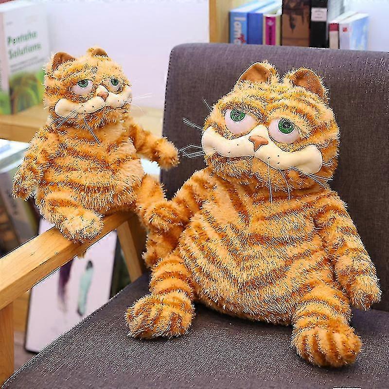 30cm醜いかわいいデブ猫ガーフィールド猫ぬいぐるみ面白い表現猫女の子