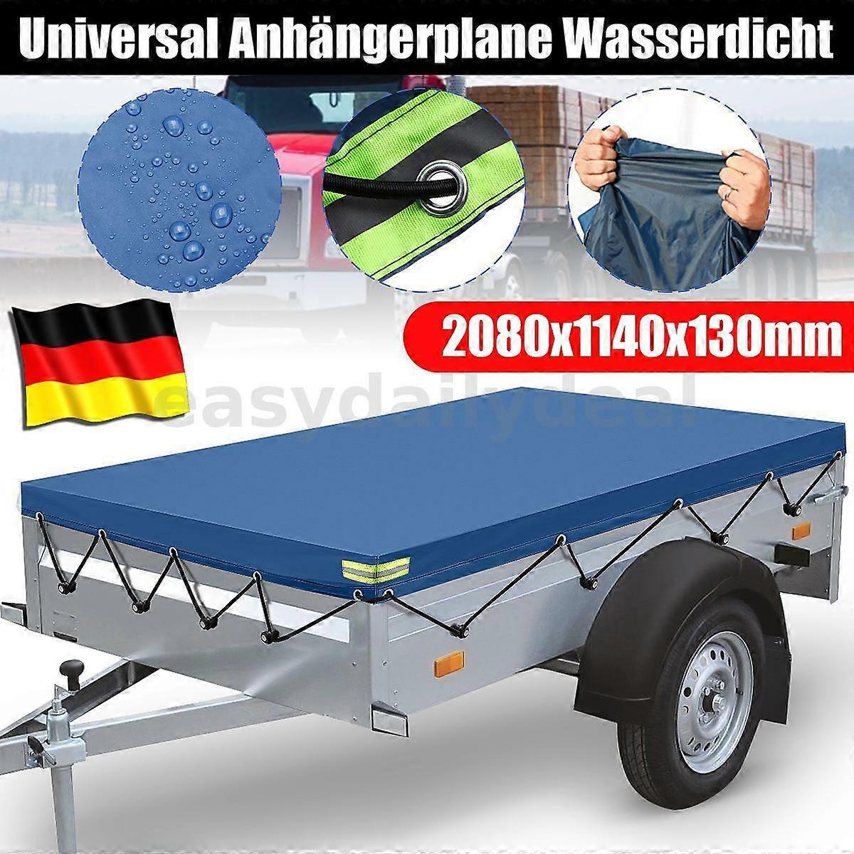 Rope Tow Tarpaulin with Reinforced Edges Cover for Various Car Trailers