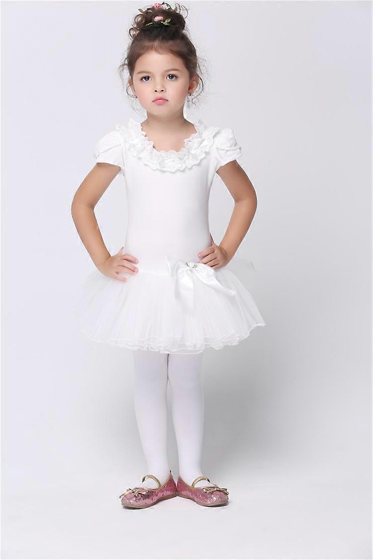 Děti Kid Dancing Šaty Dívka Balet Bowknot