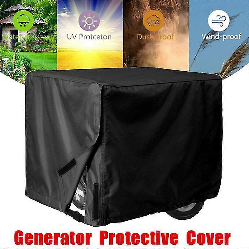 Waterproof Universal Generator Cover 31 X 24 X 24 Inch - For Most Generators 5000-10000 Watt, Black