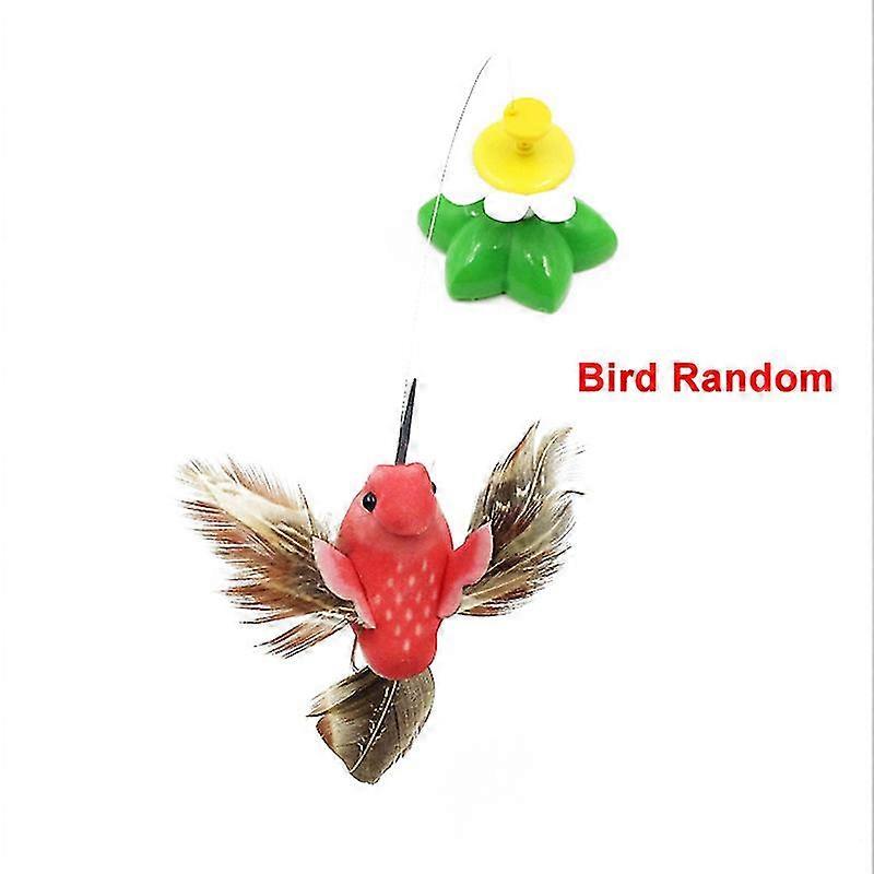 1Pc Automatic Rotating Cat Toy Electric Cat Toys Butterfly Bird Funny Pet Training Interactive Scratch Toys For Cats Kitten