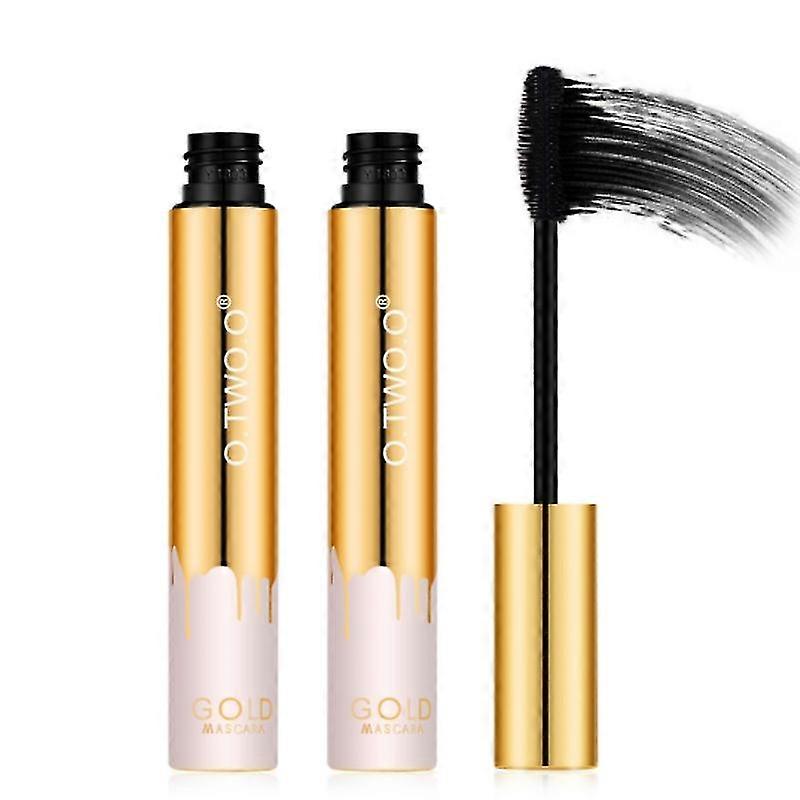 O.TWO.O 3D Mascara Waterproof Extra Volume Long -lasting Hyper-Curl Lengthening Eyelash Non-smudging Eyelashes Black Mascara 2pcs