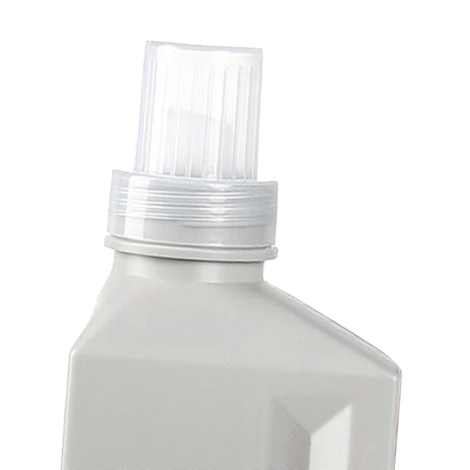 2x Refillable Laundry Bottle Empty Plastic Liquid Container for Softener Bleaching Agent Shampoo Detergent Laundry Room Decor
