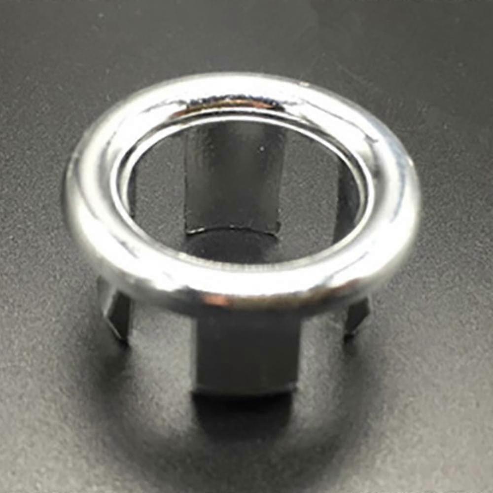 Sink Basin Overflow Round Ring Drain Hole Plug Cap Cover Spare Bathroom