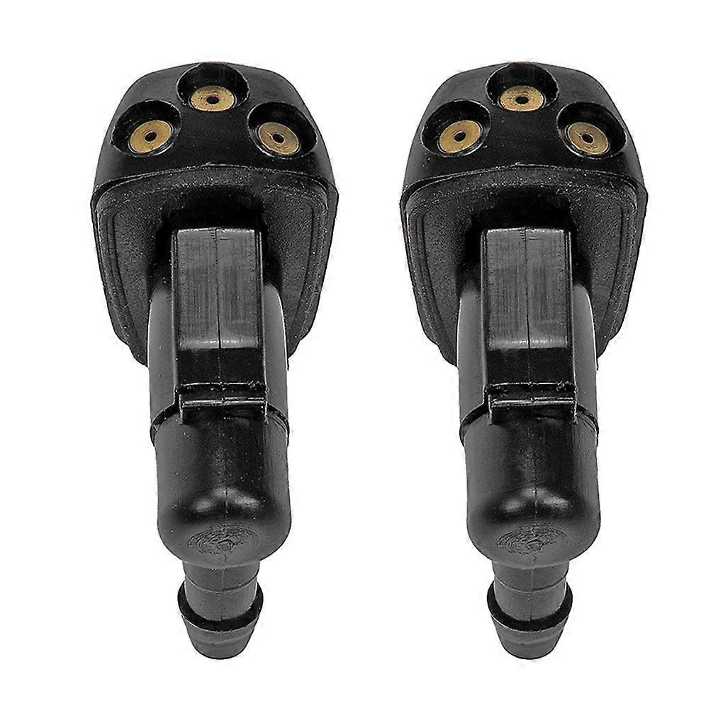 2 Pieces Front Windscreen Washer Nozzle Adjustable Wiper Jet Accessories