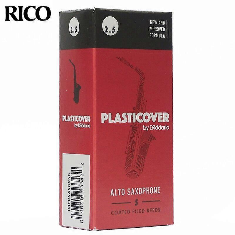 RICO Plasticover Eb alto sax reed 2.5# 3.0#3.5# Box of 5 saxphone reed