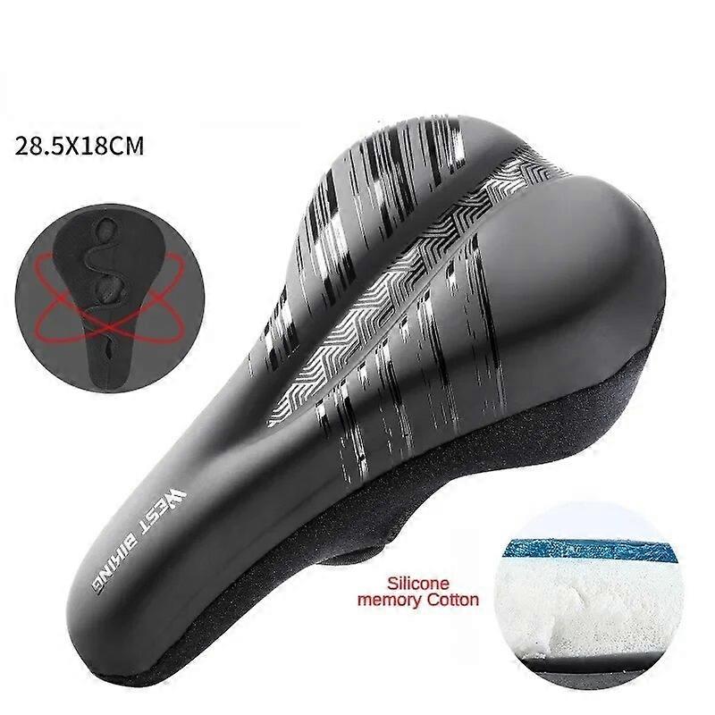 Soft 3D MTB Saddle Cover Cycling Bicycle Seat Cover Cushion Silicone PU Waterproof Shockproof Saddles Mat Bicycle Accessories
