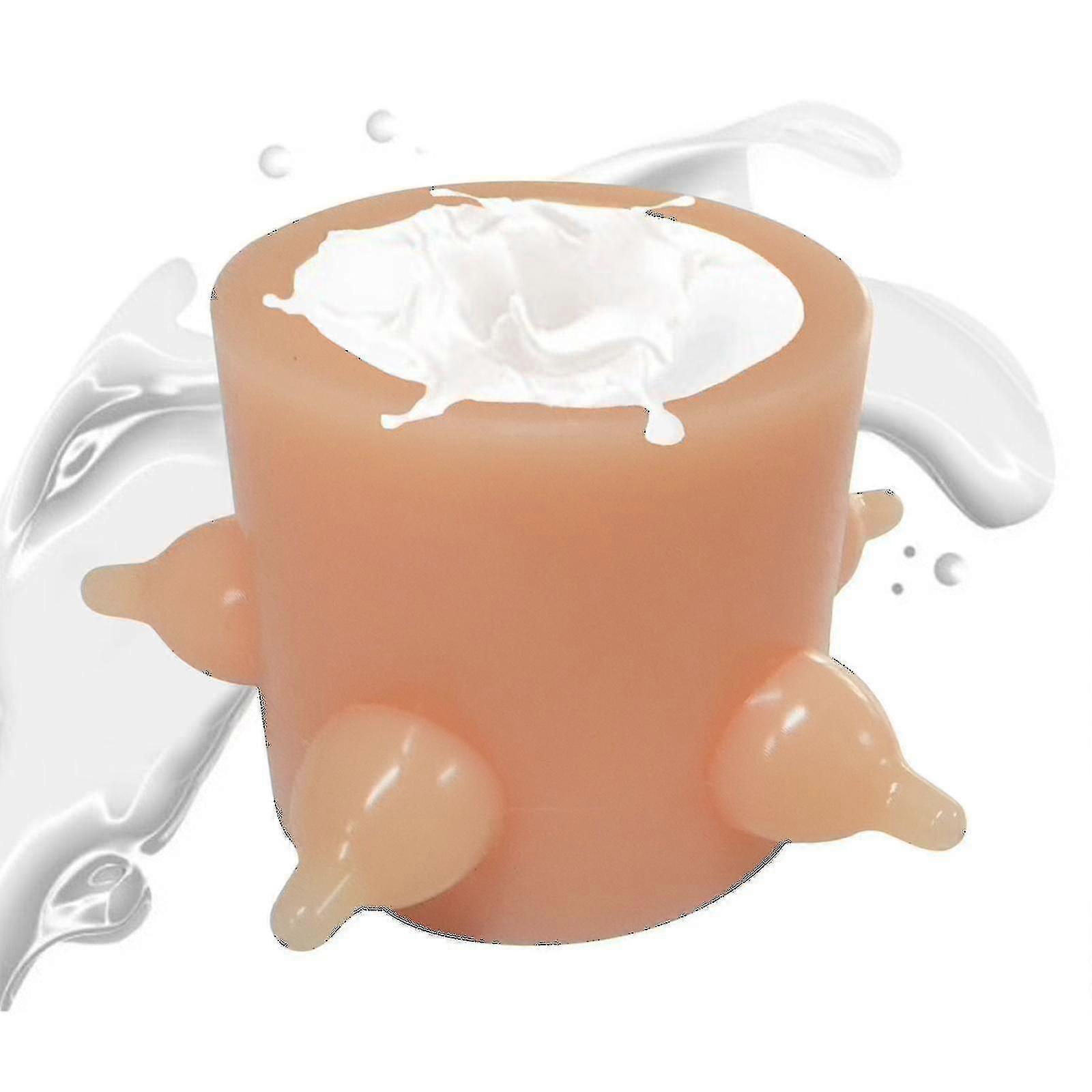 Besttiiqang وعاء الحليب فقاعة سيليكون 5 حلمات جرو محطة التمريض الحليب التغذية زجاجة تمريض الأليفة - -