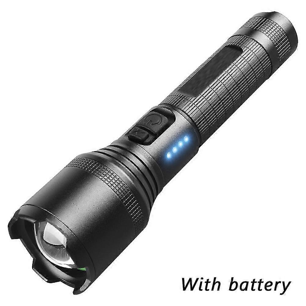Aluminum Alloy Rotate Zoom Flashlight Multi-purpose Lighting Flashlight For Outdoor Activities