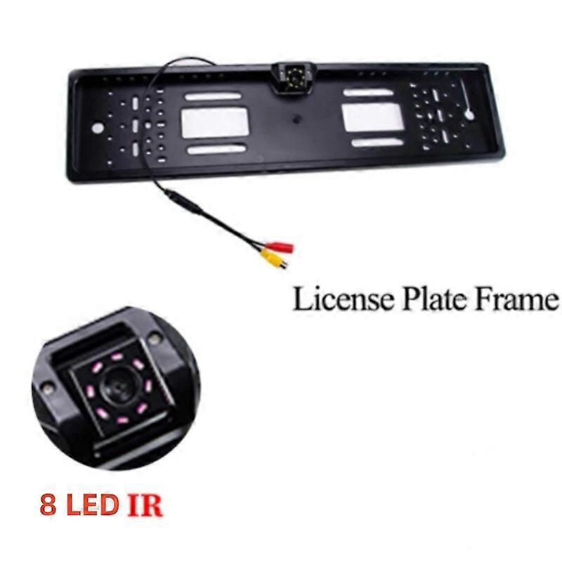 Car Rear View Camera EU European License Plate Frame Waterproof Night Vision Reverse Backup Camera 4 /1/8/12 LED light