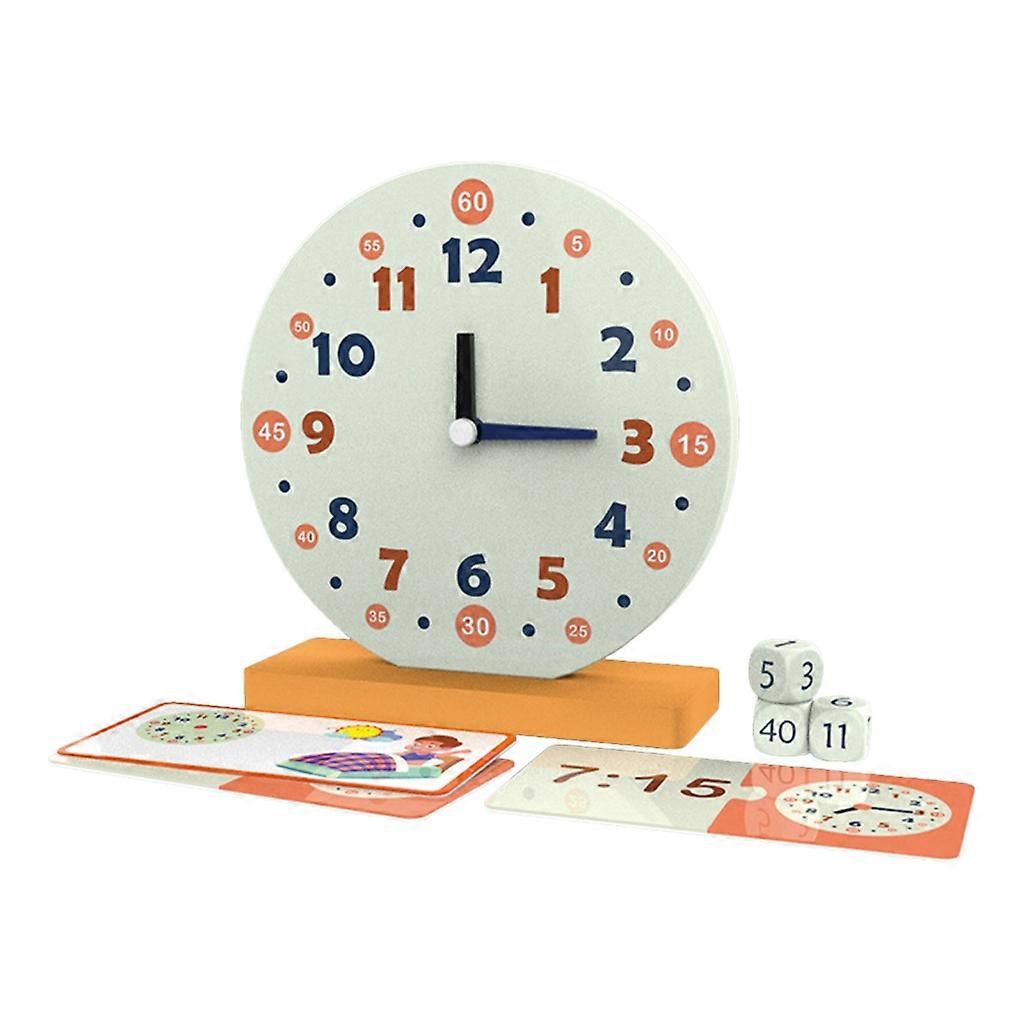 Kids Clock Board Teaching Demonstration Clock Telling Time Teaching Clock
