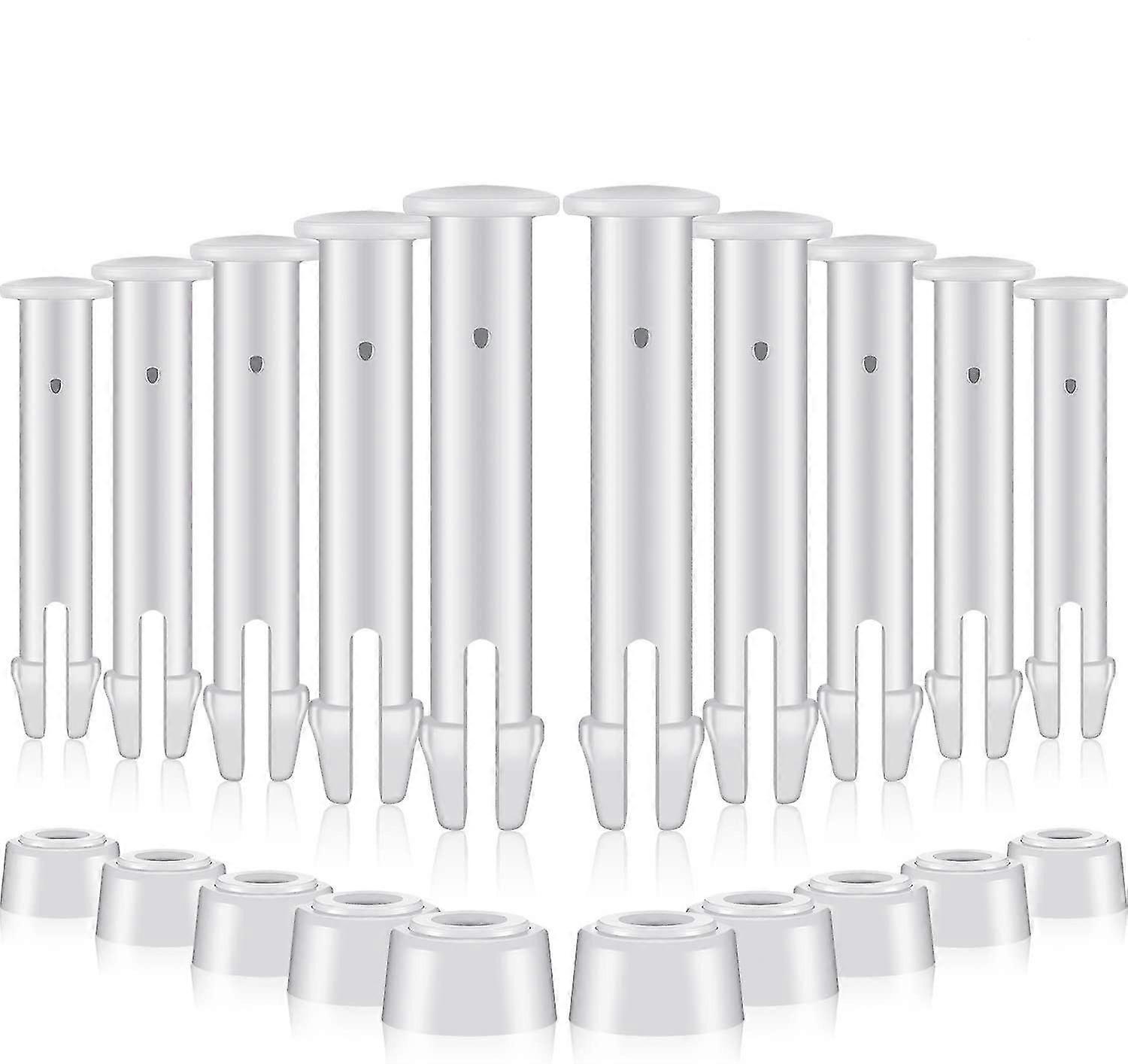 12 Plastic Pool Seal Pins For Intex Pool Joint Pins With Seals Replacement Parts For Intex Pool Frame, Replacement Spare Parts(5.5cm)