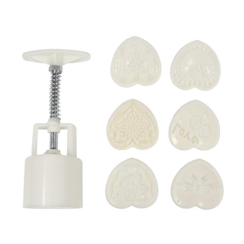 Flowers Shape Moon Cake Mould Exquisite Heart Bath Bombs Pastry Tool Kitchen
