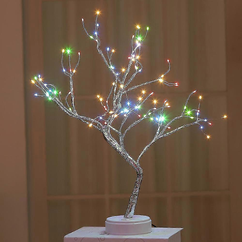 Bonsai Tree Light 108 Led Shimmer Branches Battery And Usb Operated Warm Light