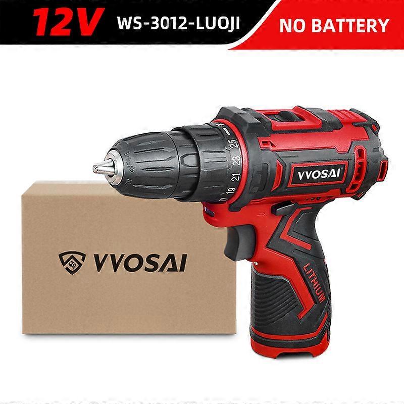 WOSAI MT Series 12V Cordless Drill Driver Screwdriver Mini Wireless Power Driver DC Lithium-Ion Battery 25+1 Settings