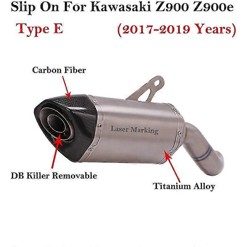 Exquisite exhaust pipeFor YAMAHA YZF-R3 R3 R25 MT03 R30 MT25 Motorcycle Exhaust Escape Full System Link Pipe Modified Muffler DB Killer Carbon Fiber