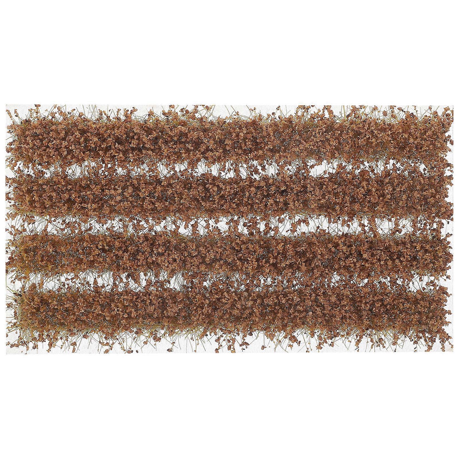 1 Box Static Plastic Wheat Field Grass Model Miniature Wheat Field Strip Landscape Decor