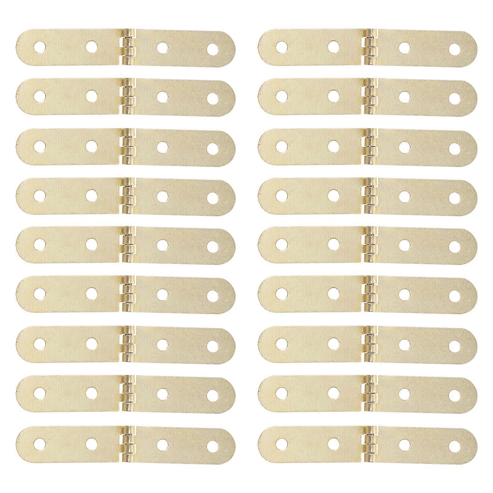 40 Pcs Cabinet Door Hinges Stainless Steel Folding Hinges Black Gate Hinges Adjustable Hinge Position Control Hinge