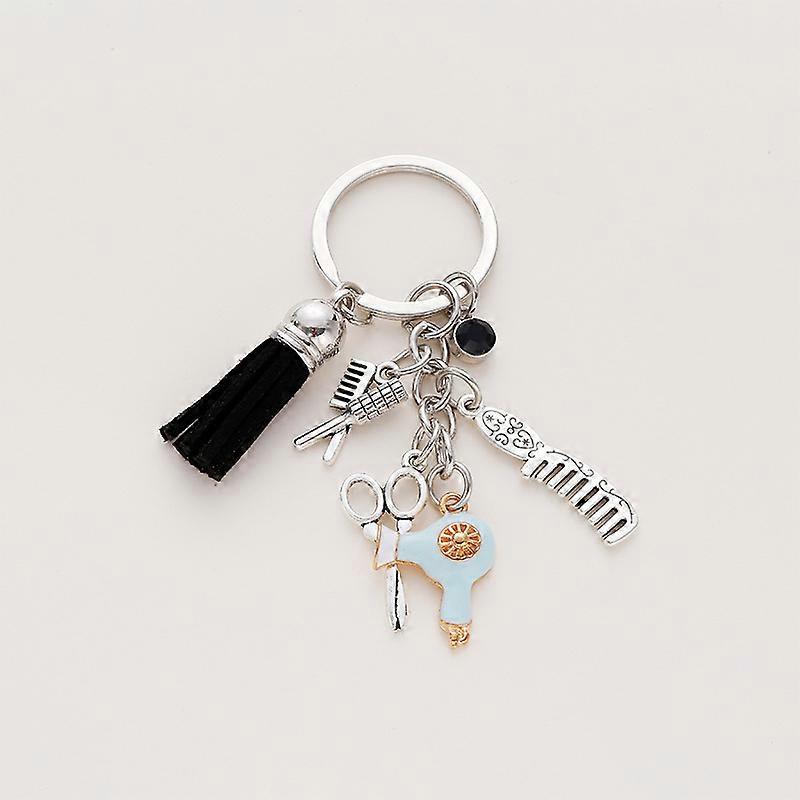 Nøkkelring himmelblå