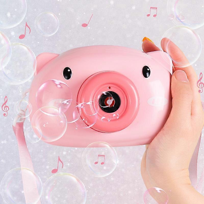 Piggy bubble machine fully automatic electric leak-proof water blowing bubble camera
