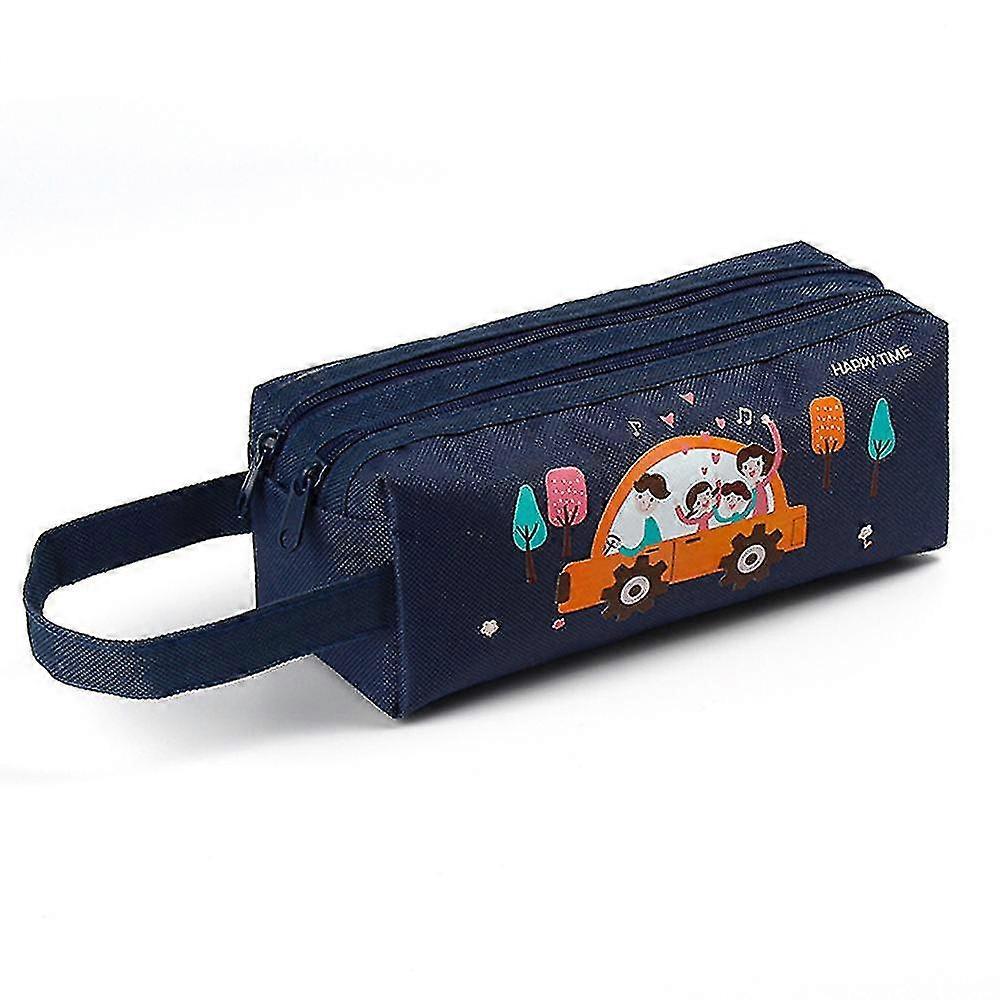 Funny Cute Cartoon  ,school College Office Desk Organizer Storage Pouch E