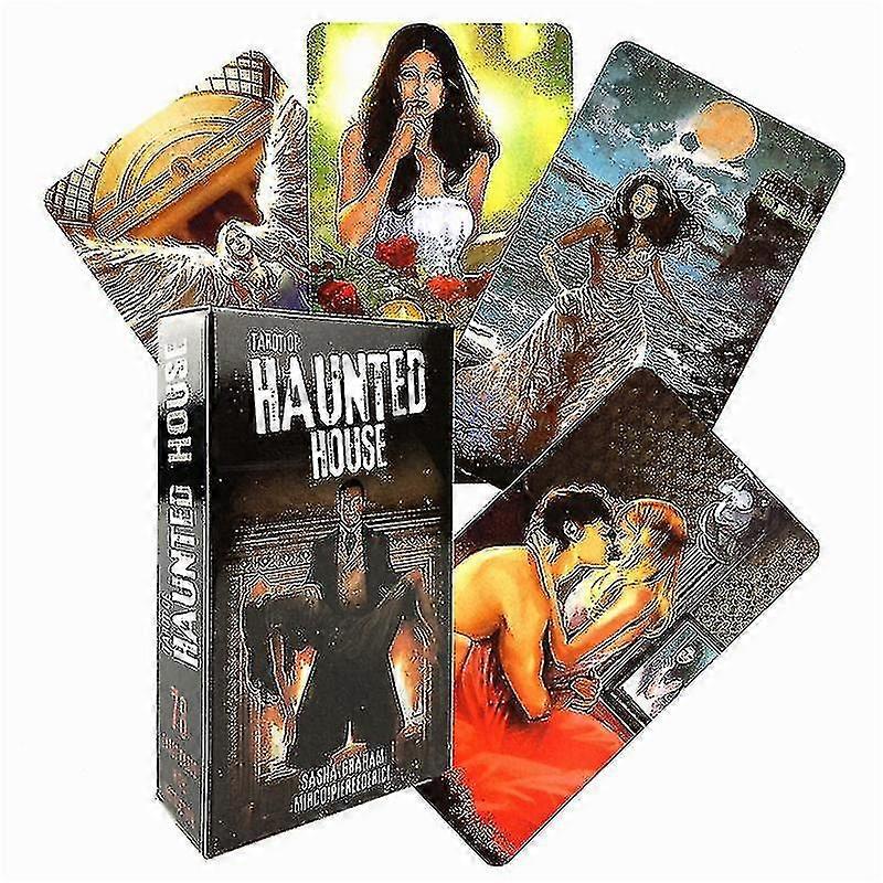 New Tarot Of The Haunted House Oracle Card For Guidance Divination Fate Tarot Deck Board Games For Adult78pcs Tt135