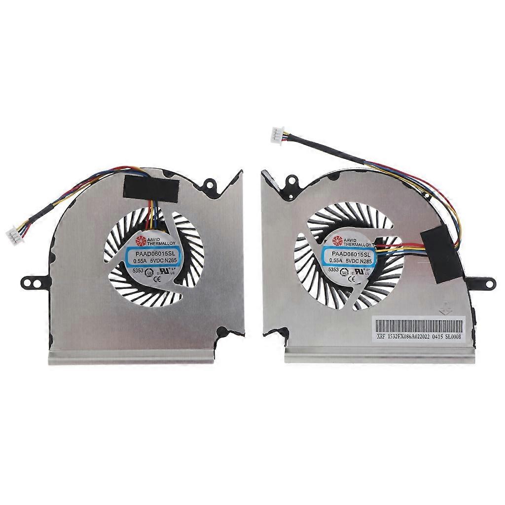 ل MSI GE75 GP75 GE63 GP63 GL63 مروحة تبريد وحدة المعالجة المركزية للكمبيوتر المحمول 5V 4pin GPU المبرد