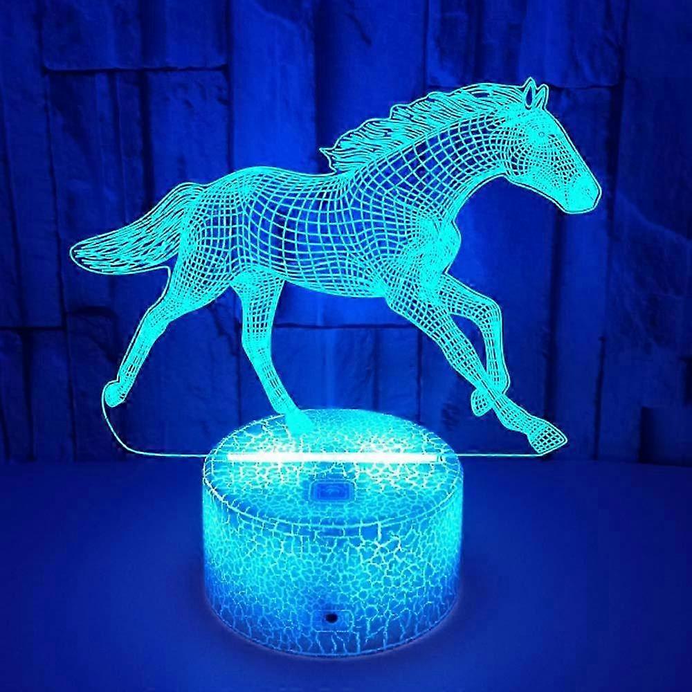 3D Pattern Night Light with Touch Control, Cyberpunk Style with Creative Design Multi-Color Patterns, Ideal for Home Decoration(Crack)