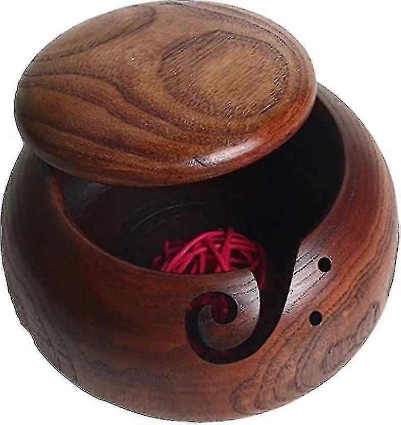 Garnschüssel Holzgarnschale mit Deckel